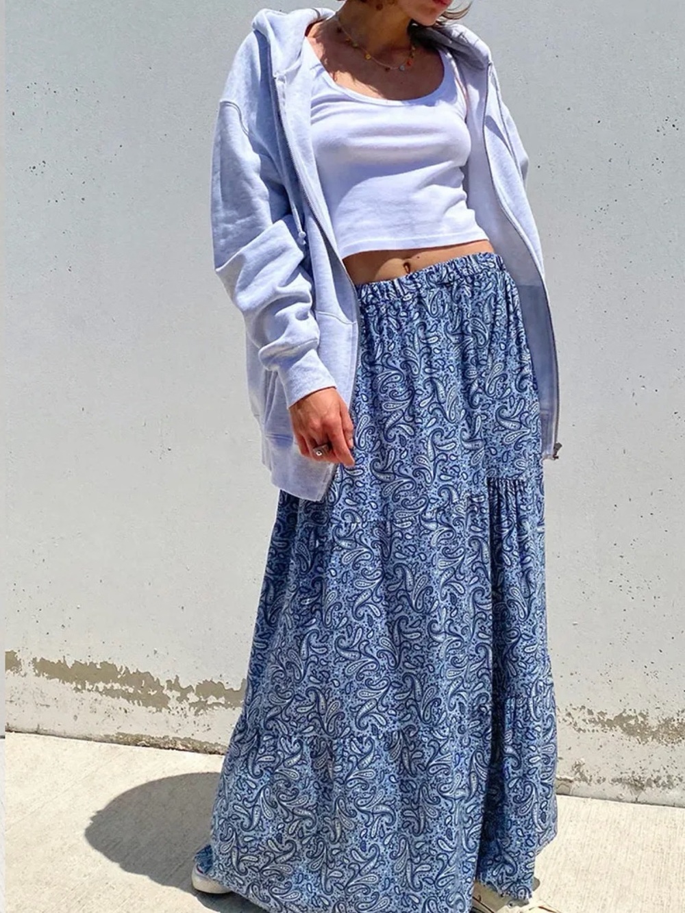 Frye long skirt size s